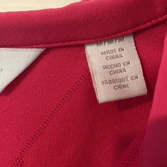 Women’s Pink Callaway Polyester & Spandex Short Sleeve Golf Top Size Medium - Picture 6 of 9